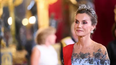 29-09-2026 Gala Queen Letizia pose before the galadinner at the royal palace in Madrid on the 1st day of the 2 day statevisit to Spain.No Spain&copy; PPE/Thorton//PICTUREPRESSEUROPE_PPE260929195/Credit:Thorton/PICTURE PRESS EUROPE/SIPA/2609300942,Image: 1139384494, License: Rights-managed, Restrictions:, Model Release: no 