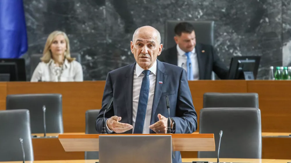 Janez Jan&scaron;a22.5.2026 - državni zbor - izredna seja DZ, na kateri bodo obravnavali predlog za izvolitev prvaka SDS Janeza Jan&scaron;e za predsednika vlade;Foto: Luka Cjuha