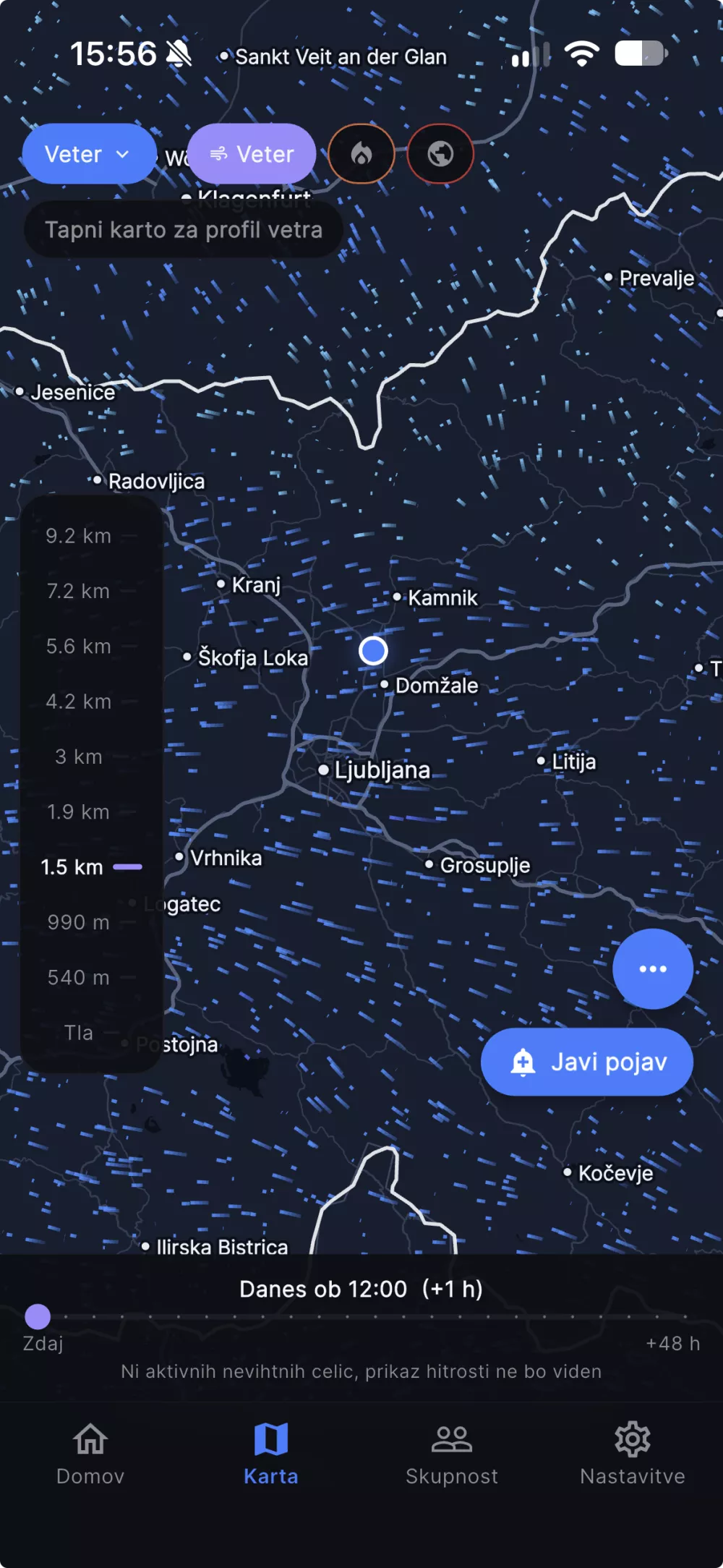 Kdaj bo začelo deževati? Slovenec iz hobija razvil aplikacijo, ki napove prihod padavin