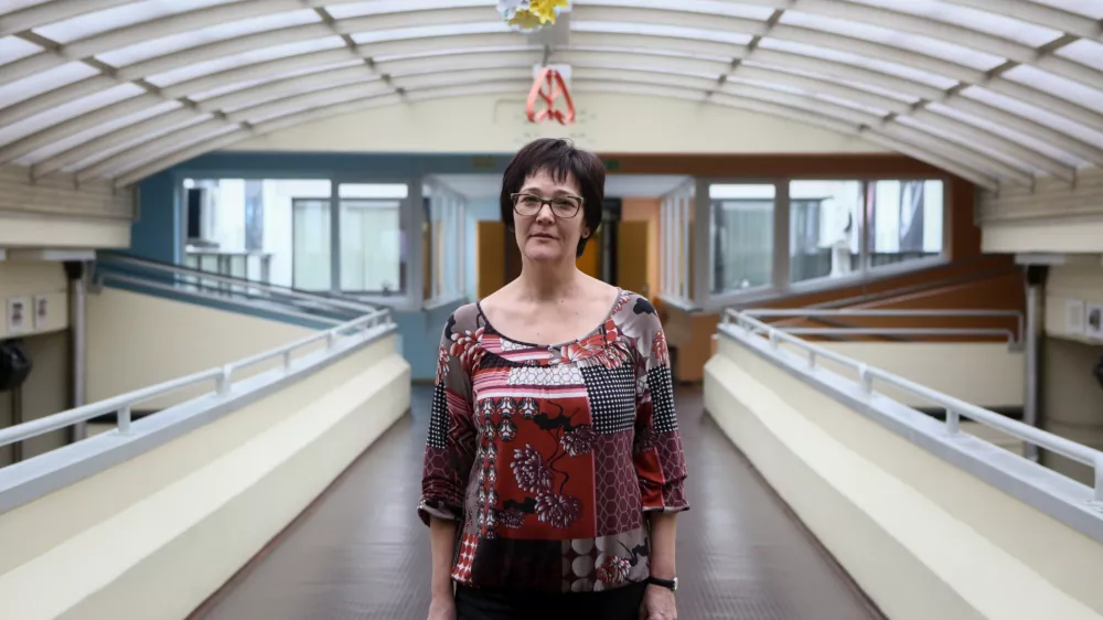 - 18.12.2017 &ndash; prof. Marta Zabret, profesorica matematike in specialistka matematičnega izobraževanja na Gimnaziji in srednji &scaron;oli Rudolfa Maistra v Kamniku.   //FOTO: Luka Cjuha.