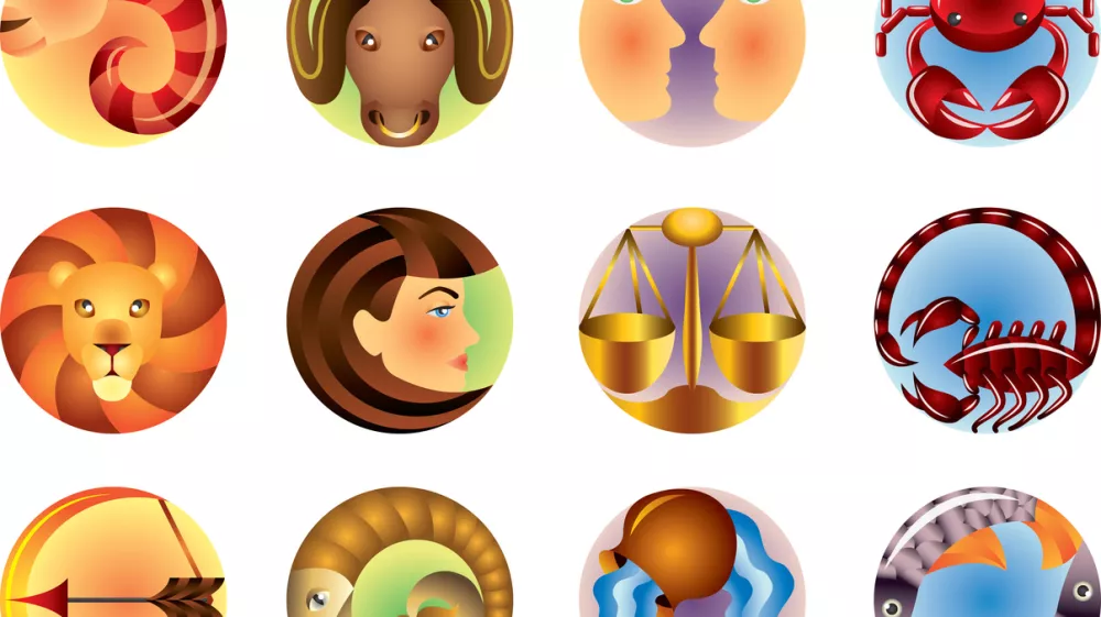 original Zodiac signs circled colorful vector set / Foto: Andegro4ka Getty Images/istockphoto