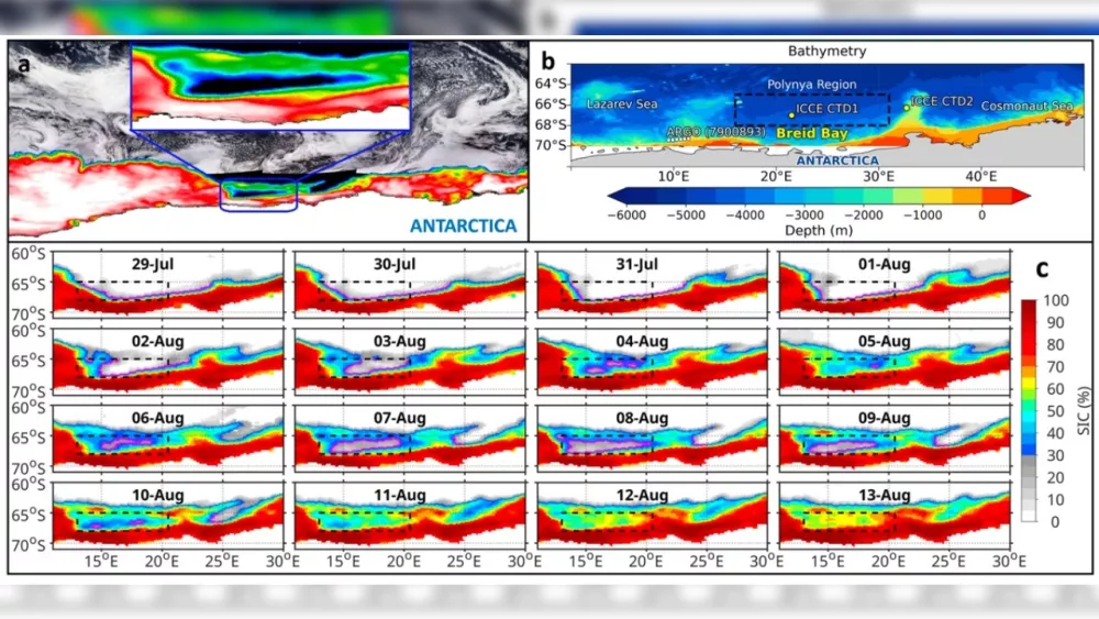 Meritve, ki so jih opravili znanstveniki. / Foto: Swain Et Al., Geophysical Research Letters