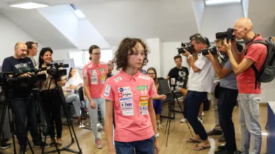 - Nika Prevc,- 07.09.2026. - Tiskovna konferenca smučarjev in smučark skakalk pred začetkom sezone v smučarskih skokih in poletih.