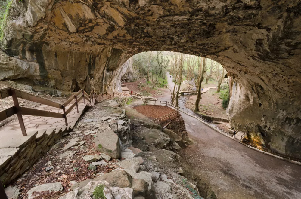 Famous Zugarramurdi witches cave in Navarre, Spain.