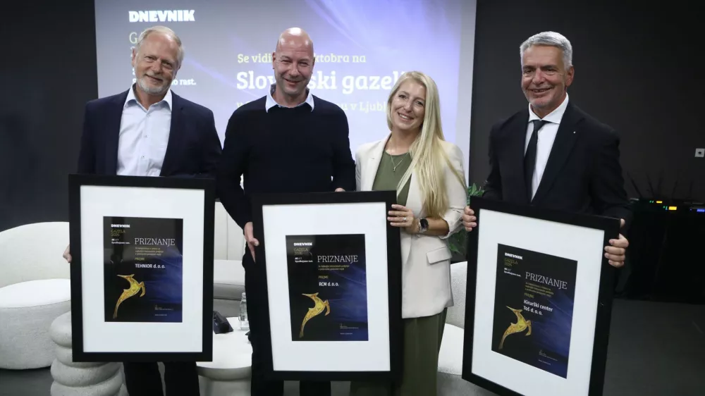 8.10.2026 -- Gazela 2026 - Podravsko pomurska gazela regijski izbor najbolj&scaron;ih najhitreje rastočih podjetij &ndash; razglasitev Gorenjske gazele - Hotel City MariborFoto: Luka Cjuha​