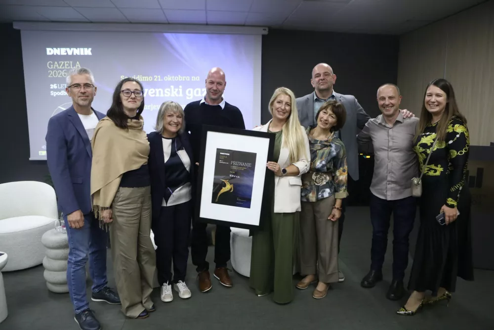 8.10.2026 -- Gazela 2026 - Podravsko pomurska gazela regijski izbor najbolj&scaron;ih najhitreje rastočih podjetij &ndash; razglasitev Gorenjske gazele - Hotel City MariborFoto: Luka Cjuha​