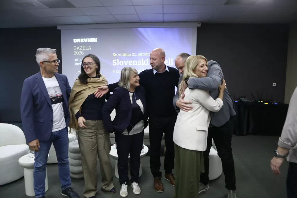8.10.2026 -- Gazela 2026 - Podravsko pomurska gazela regijski izbor najbolj&scaron;ih najhitreje rastočih podjetij &ndash; razglasitev Gorenjske gazele - Hotel City MariborFoto: Luka Cjuha​