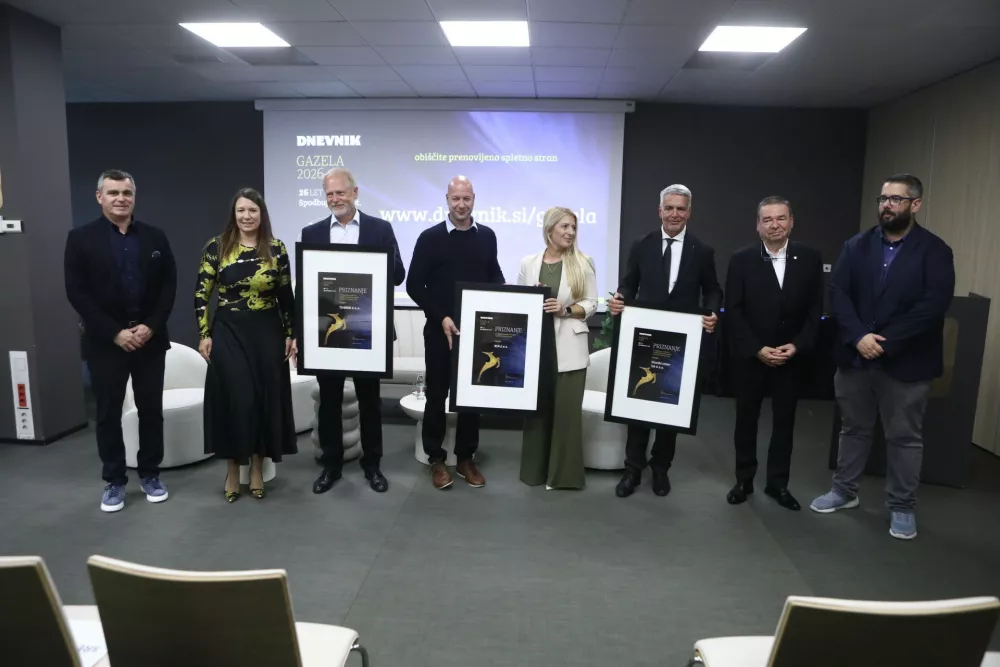 8.10.2026 -- Gazela 2026 - Podravsko pomurska gazela regijski izbor najbolj&scaron;ih najhitreje rastočih podjetij &ndash; razglasitev Gorenjske gazele - Hotel City MariborFoto: Luka Cjuha​