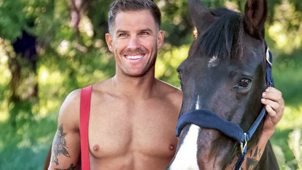 Story from Jam Press (Steamy Firefighters Calendar)Pictured: Adam - 2027 Australian Firefighters Calendar.PICTURES: Ripped firefighters strip off and cuddle adorable animals for iconic calendarHunky firefighters have stripped down to red braces and very little else for a sizzling new calendar.The topless heroes have swapped their protective jackets for bare chests while posing alongside everything from rescue kittens to a crocodile.One pulse-raising snap shows a heavily tattooed firefighter grinning beside a lake with the reptile stretched across his muscular torso.Another hunk poses beneath a gum tree while carefully cradling a spiky echidna.And a separate collection sees the shirtless firefighters cuddle tiny rescue kittens against colourful floral and patterned backdrops, as reported by creatorzine.com.The 2027 Australian Firefighters Calendar comes in five versions &ndash; Dog, Cat, Horse, Mixed Animal and Hero.It marks the calendar's 34th year of combining eye-catching snaps with fundraising for animal welfare, disaster recovery and first-responder programmes.Every cat and kitten featured in this year's Cat Edition is a rescue animal.Among the organisations being supported is Best Friends Felines, an Australian charity which cares for cats and kittens while finding them permanent homes.Funds also go to Wildcare Incorporated, which rehabilitates sick, injured and orphaned wildlife in Australia's Northern Territory.The calendar has also supported Volunteer Fire Brigades Victoria's Volunteer Support and Recovery Trust.The trust provided financial help to 23 volunteer firefighters who lost their homes during bushfires.Organisers say the calendar has helped donate more than.5million to good causes since launching in 1993.This year's edition also marks its biggest international rollout yet, with the shirtless stars expanding their presence across Europe and Asia.For the first time, the calendar is supporting L'Arca di Natalia, an animal sanctuary in Sicily.The Aussie firefighters have already proved a huge hit overseas.A previous appearance at the China International Import Expo reportedly saw more than 5,000 people join a waiting list for just 1,200 calendars.Related content also clocked up more than 10million views on Chinese social media platform Xiaohongshu.Sales in Hong Kong raised 7,000 for Hong Kong Dog Rescue and the Society for the Prevention of Cruelty to Animals Hong Kong.A further 1,000 donated calendars helped generate 0,000 for a Hong Kong Red Cross appeal.The 2027 Australian Firefighters Calendar is available through its official website and Amazon.ENDSEDITOR'S NOTE: Non-Exclusive Licence: A non-exclusive licence has been obtained directly from the verified copyright holder. The copyright holder retains the ability to license the content elsewhere.,Image: 1139678707, License: Rights-managed, Restrictions: EDITOR'S NOTE: Non-Exclusive Licence: A non-exclusive licence has been obtained directly from the verified copyright holder. The copyright holder retains the ability to license the content elsewhere., Model Release: no 