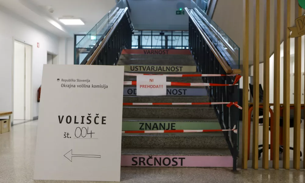 22.3.2026 - volitve v državni zbor 2026 - parlamentarne volitve 2026 - voli&scaron;čeFoto: Luka Cjuha