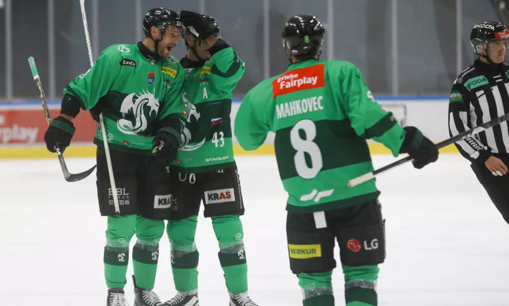 25.9.2026 - hokej -Olimpija - KAC Celovec v mednarodni ligi Icehl.Foto: Luka Cjuha