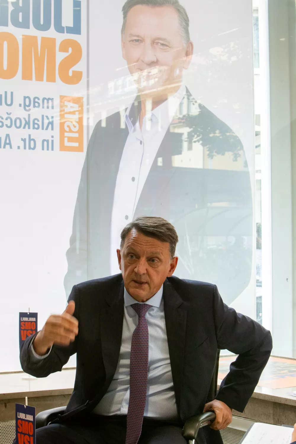 - 12.10.2026. - dr. Anton Rop, Politik in gospodarstvenik, kandidat za župana Mestne občine Ljubljana.OPOMBA!!!! ZA OBJEKTIV!!!//FOTO: Bojan Velikonja / Foto: Bojan Velikonja