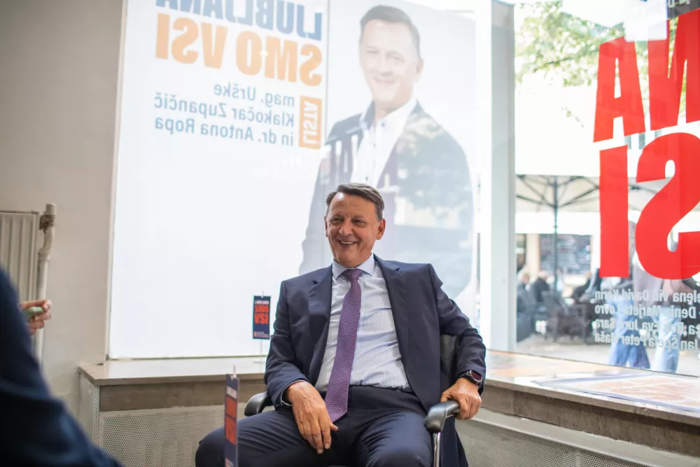 - 12.10.2026. - dr. Anton Rop, Politik in gospodarstvenik, kandidat za župana Mestne občine Ljubljana.OPOMBA!!!! ZA OBJEKTIV!!!//FOTO: Bojan Velikonja / Foto: Bojan Velikonja