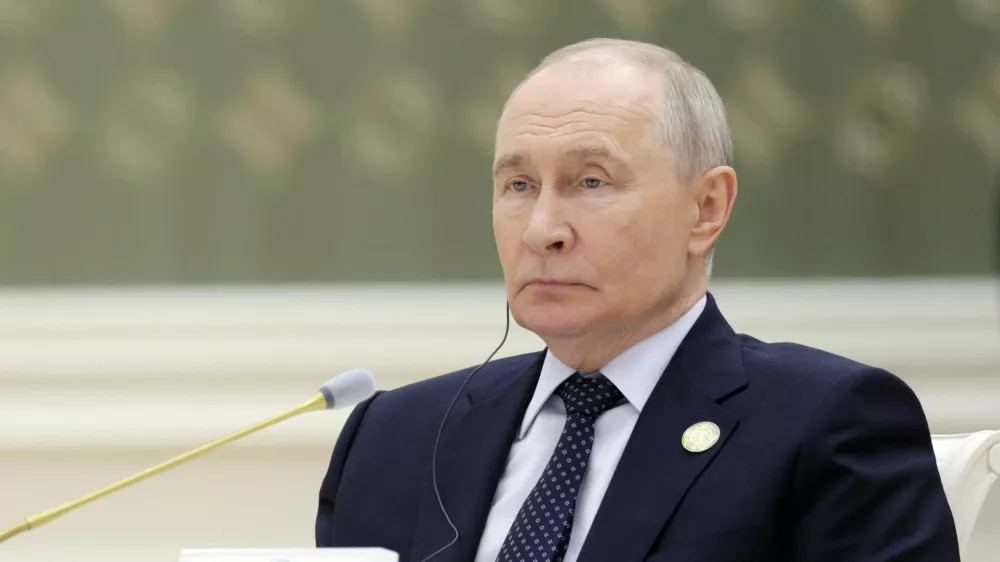 Russia's President Vladimir Putin attends the Caspian Environmental Summit in Turkmenbashi, Turkmenistan, October 9, 2026. Sputnik/Gavriil Grigorov/Pool via REUTERS ATTENTION EDITORS - THIS IMAGE WAS PROVIDED BY A THIRD PARTY.