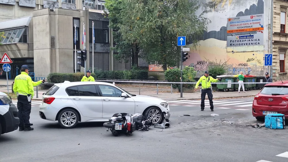 Nesreča v sredi&scaron;ču Maribora