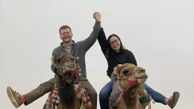 Story from Jam Press (House Sit Couple)Pictured: Ellen and her fianc&eacute;, Connor, in Morocco.'We cheat the hotel system by travelling the world while staying in strangers' luxury homes for FREE'A young couple cheat the hotel system by staying in strangers' luxury homes for free, helping them travel across the world together without blowing their budget.Ellen Carter, 26, and fianc&eacute; Connor Gill, 27, first tried house-sitting in early 2022 while they were still students and struggling to afford trips away.They have now stayed rent-free in 18 different countries, and plan to do two more before the year ends.Their first sit was hardly glamorous in distance, just ten minutes from Ellen's mum's home near Beaconsfield, Buckinghamshire.But the property itself was far from ordinary.The large Chilterns home near Gerrards Cross came with woodland, a cinema, a gym and three West Highland terriers to look after.At the time, Connor was completing the first year of his PhD while Ellen was finishing her Master's.The experience showed them they could slash one of the highest costs of travelling by swapping hotels for other people's homes.Just a few months later, in August 2022, they landed their first international pet-sit in Budapest, Hungary.Ellen had always wanted to visit the city but assumed they could only afford a rushed weekend.Instead, the couple spent ten days in a gated five-bedroom home with a huge garden and private swimming pool.The city centre was only a short bus journey away, while their location also offered quiet evenings, walking routes and little light pollution.Best of all, the accommodation cost them nothing."Budapest was probably the most luxurious house-sit we've done," Ellen told creatorzine.com."It had five bedrooms, a huge garden and a private swimming pool."We got really attached to the dog, Chilli, and we started getting into a rhythm of exploring somewhere new every day."It was probably the hardest one to leave."By cooking most of their meals at the house rather than eating out, Ellen says the entire ten-day trip &ndash; including flights and food &ndash; cost them just Ł200 each.It remains their cheapest holiday.The couple are also still in touch with the homeowners from both their Budapest and Gerrards Cross stays, turning what began as a money-saving arrangement into lasting connections.Since then, Ellen and Connor have travelled to 18 countries across three continents during their six-year relationship, mixing house-sits with more unusual travel experiences.One of their other standout stays was glamping in Morocco's Agafay Desert.Ellen said: "A close runner-up would be the glamping tent we stayed in in the Agafay Desert, Morocco."It was such a unique experience, with incredible stargazing and sunrises."Across their house-sits, the couple have clocked up more than 24 nights with no accommodation costs, including stays in Gerrards Cross, Budapest and Lymington.Ellen said the biggest advantage is the money saved, as well as being able to live more like locals.She said: "The biggest upside is the accommodation savings and access to a kitchen where we can cook for ourselves, rather than eating out at restaurants all the time."But the arrangement comes with responsibilities.Some pets require medication, while looking after somebody else's animal means they cannot simply disappear for entire days or stay out until the early hours.Ellen said: "It can be a lot of work if the pets require medication, which can be added responsibility and stress."Another downside is not being able to leave for huge periods of time."However, this suits our lifestyle as we don't drink or go out late very often, so this has never really bothered us."The pair use house-sitting platform HouseSit Match, which connects homeowners with travellers willing to care for their homes and pets in exchange for free accommodation.The couple are now living in Brazil for a year while Connor, a researcher, completes a work contract.Ellen, who previously worked as a caseworker for a Member of Parliament, has taken a career break.They are hoping Uruguay will become country number 19 in November, followed by Chile in December, where they plan to explore Patagonia before continuing to Santiago, Peru and the Amazon rainforest.ENDSEDITOR'S NOTE: Exclusive Licence: An exclusive licence has been obtained directly from the verified copyright holder. Jam Press holds exclusive distribution rights for the agreed content within the terms of the contributor agreement.,Image: 1141378330, License: Rights-managed, Restrictions: EDITOR'S NOTE: Exclusive Licence: An exclusive licence has been obtained directly from the verified copyright holder. Jam Press holds exclusive distribution rights for the agreed content within the terms of the contributor agreement., Model Release: no 