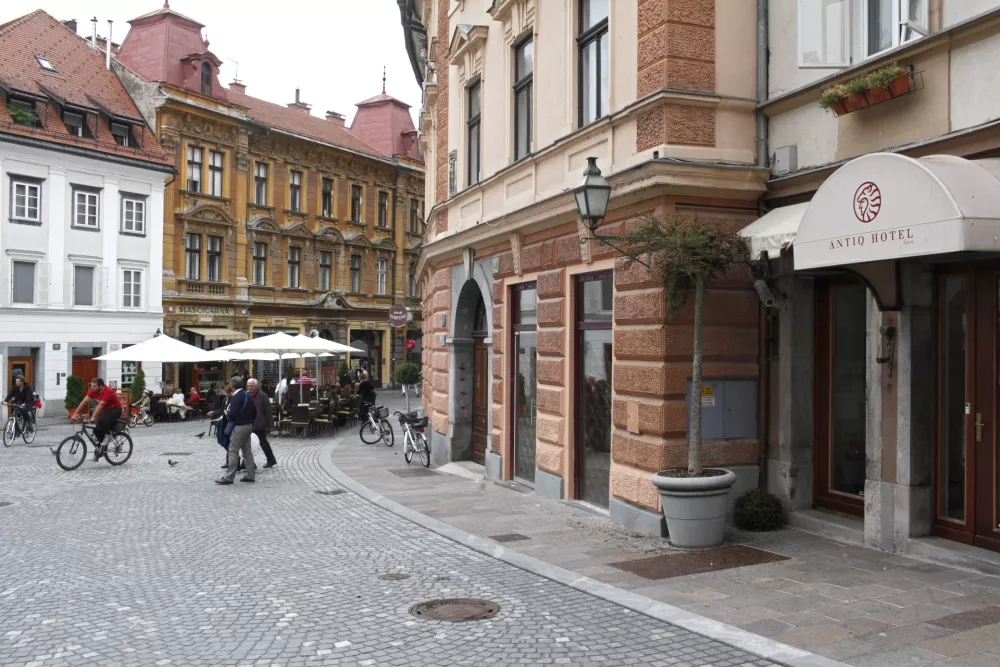 Antiq Hotel, Gornji Trg 3 v stari Ljubljani- ljubljanski hoteli, Ljubljana     //FOTO: Jaka Gasar