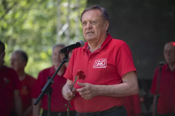 Zoran Janković01.05.2025 Praznovanje 1. maja, praznika dela na Rožniku - tradicionalna prvomajska proslavaFOTO: Nik Erik Neubauer