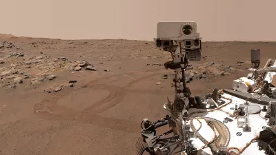 FILE PHOTO: NASA's Perseverance Mars rover is seen in a "selfie" that it took over a rock nicknamed "Rochette", September 10, 2021. NASA/JPL-CALTECH/MSSS/Handout via REUTERS THIS IMAGE HAS BEEN SUPPLIED BY A THIRD PARTY. MANDATORY CREDIT/File Photo