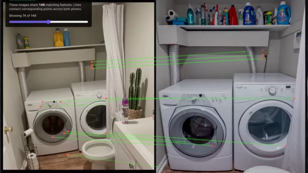 Sistem raven prepozna podrobnosti in jih primerja z znanimi fotografijami, dostopnimi na spletu.