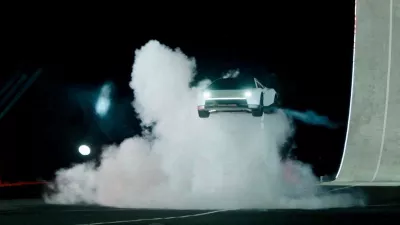 Tesla unveils its long-delayed Roadster nearly a decade after first revealing a next-generation version of its original electric sports ​car, at a launch event in Waco, Texas, US, on October 15, 2026, in this still image taken from a handout video. Tesla/Handout via REUTERS THIS IMAGE HAS BEEN SUPPLIED BY A THIRD PARTY. NO RESALES. NO ARCHIVES. MANDATORY CREDIT.    TPX IMAGES OF THE DAY