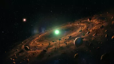 Ilustracija tak&scaron;ne zvezde, izdelana s pomočjo umetne inteligence. / Foto: Google Gemini