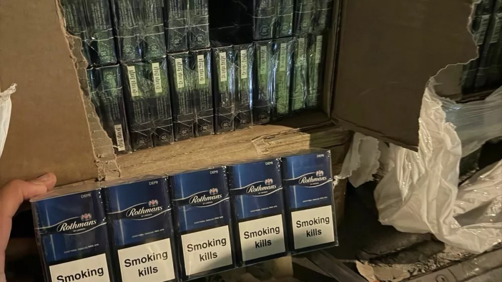Pri Lendavi so odkrili nezakonito proizvodnjo cigaret.