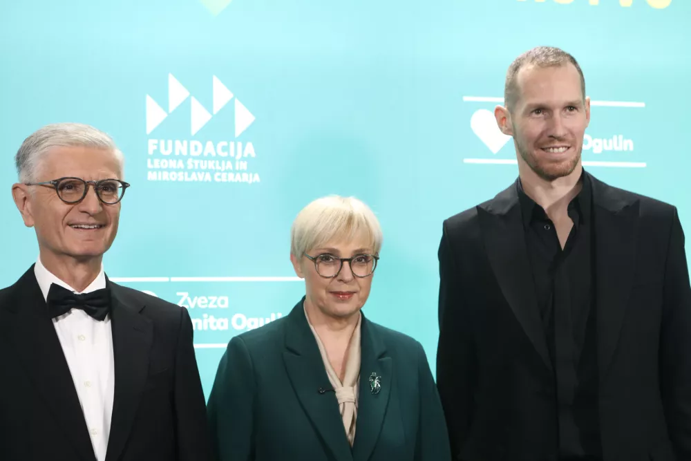 Franjo Bobinac, Nata&scaron;a Pirc Musar Tine Urnaut19.10.2026 Dobrodelnem večeru Fundacije Miroslava Cerarja in Leona &Scaron;tuklja, na katerem bomo zaokrožili leto&scaron;nje aktivnosti v okviru projekta Botrstvo v &scaron;portu. Foto Luka Cjuha