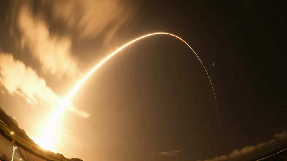 The H3 rocket carrying the Martian Moons Exploration (MMX) rover bound for Mars' moon Phobos lifts off from the Tanegashima Space Center in Minamitane, Kagoshima Prefecture, Japan, October 20, 2026, in this photo taken by Kyodo. Kyodo/via REUTERS ATTENTION EDITORS - THIS IMAGE HAS BEEN SUPPLIED BY A THIRD PARTY. MANDATORY CREDIT. JAPAN OUT. NO COMMERCIAL OR EDITORIAL SALES IN JAPAN.