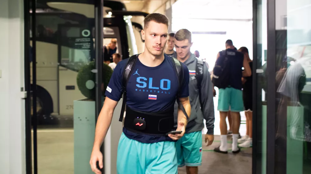 - Gregor Glas- 01.08.2023. Odprti trening slovenske mo&scaron;ke ko&scaron;arkarske reprezentance pred prijateljsko tekmo, pred Svetovnim prvenstvom, z Grčijo.//FOTO: Bojan Velikonja
