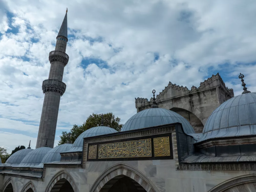 ISTANBUL, TURKIYE - OCTOBER 14: A view of the Suleymaniye Mosque and Complex, one of the masterpieces of Ottoman architecture and completed and opened for worship on October 15, 1557, in Istanbul, Turkiye on October 14, 2026. Arif Murat Kayacan / AnadoluNo Use USA No use UK No use Canada No use France No use Japan No use Italy No use Australia No use Spain No use Belgium No use Korea No use South Africa No use Hong Kong No use New Zealand No use Turkey