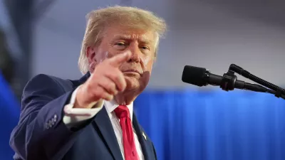 President Donald Trump speaks at a campaign rally at Sioux Gateway Airport, Thursday, Oct. 22, 2026, in Sioux City, Iowa. (AP Photo/Alex Brandon)