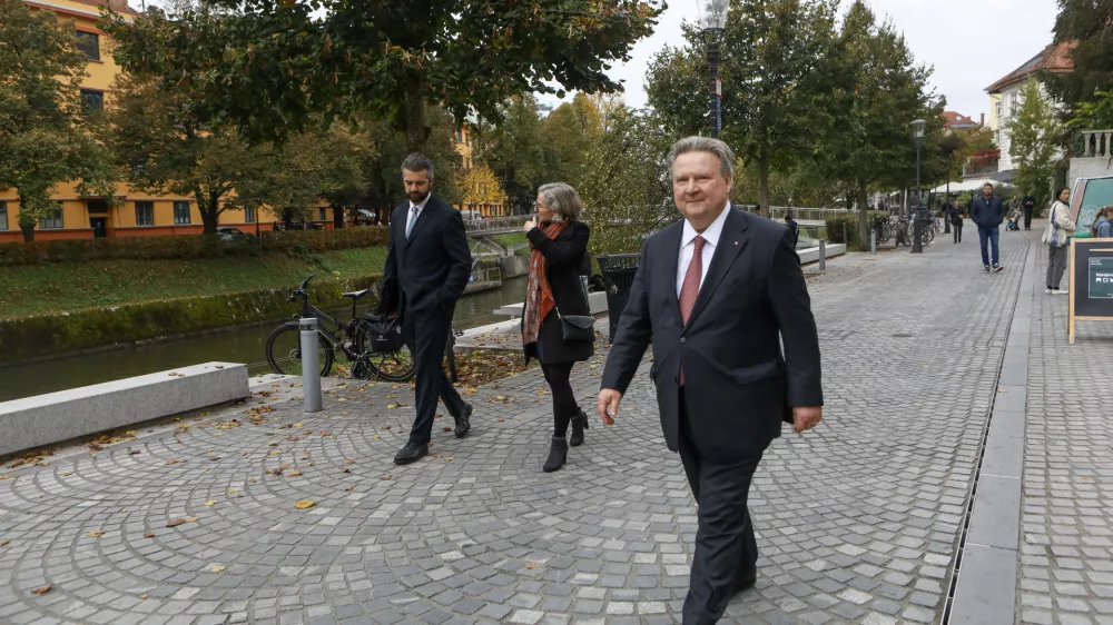 Dunajski župan Michael Ludwig&nbsp;23.10.2026 - okrogla miza z naslovom Ljubljana - Dunaj: mesto prihodnosti v organizaciji Mestne občine Ljubljana,Foto Luka Cjuha