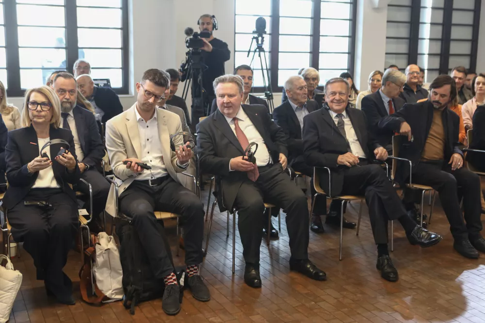 Dunajski župan Michael Ludwig in ljubljanski župan Zoran Janković23.10.2026 - okrogla miza z naslovom Ljubljana - Dunaj: mesto prihodnosti v organizaciji Mestne občine Ljubljana,Foto Luka Cjuha