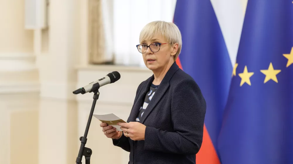 Ljubljana, Predsedniska palaca.Sprejem zagovornikov oziroma vodij in drugih predstavnikov evropskih organov za enakost.Nagovor predsednice republike Natase Pirc Musar.