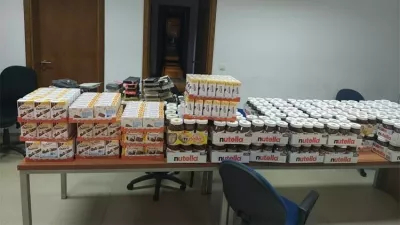zasežena Nutella, cariniki, tovornjak, tihotapljenje / Foto: Hrva&scaron;ka Carinska Uprava