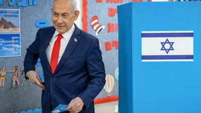 Benjamin Netanjahu na volišču