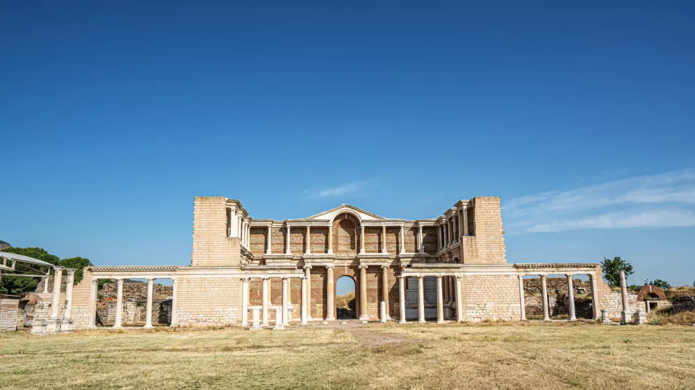 Scenic views of Sardis or Sardes which was an ancient city best known as the capital of the Lydian Empire, Sart, Manisa